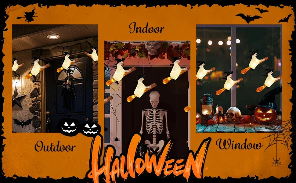 Floating Candles with Wand 12 PCs Magic Hanging Candles (LED Candle) Halloween Decoration