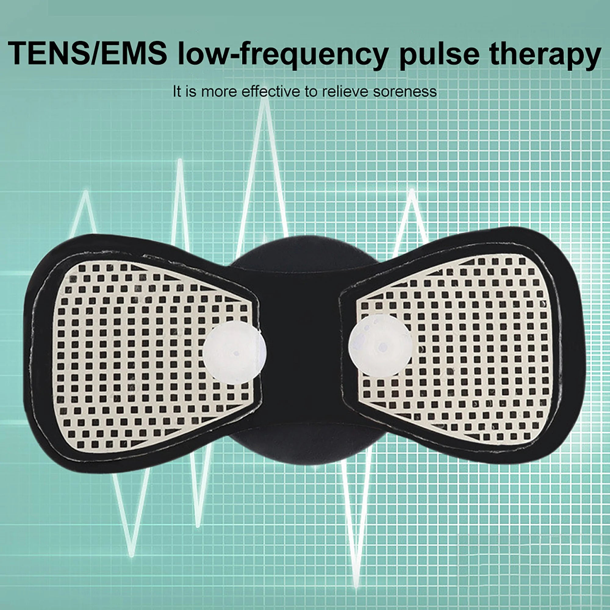 Mini Electric Neck Massager with 8 Modes of Relieve and Relax Muscle Fatigue Tools