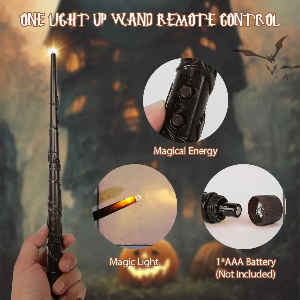 Floating Candles with Wand 12 PCs Magic Hanging Candles (LED Candle) Halloween Decoration