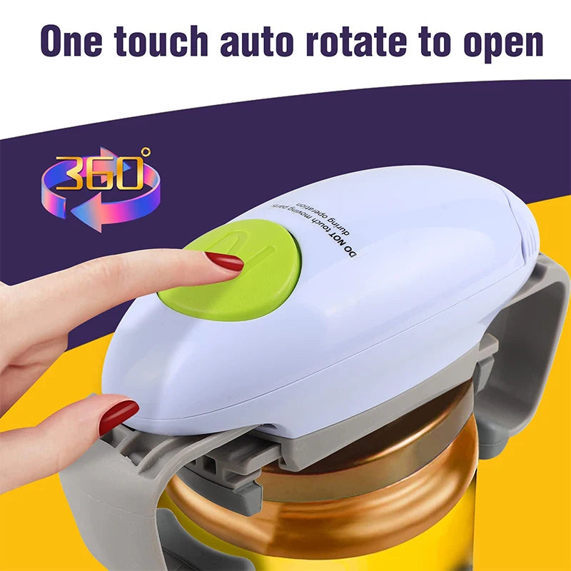 Automatic electric Jar Opener -Easy to use -Effortless and hands-free