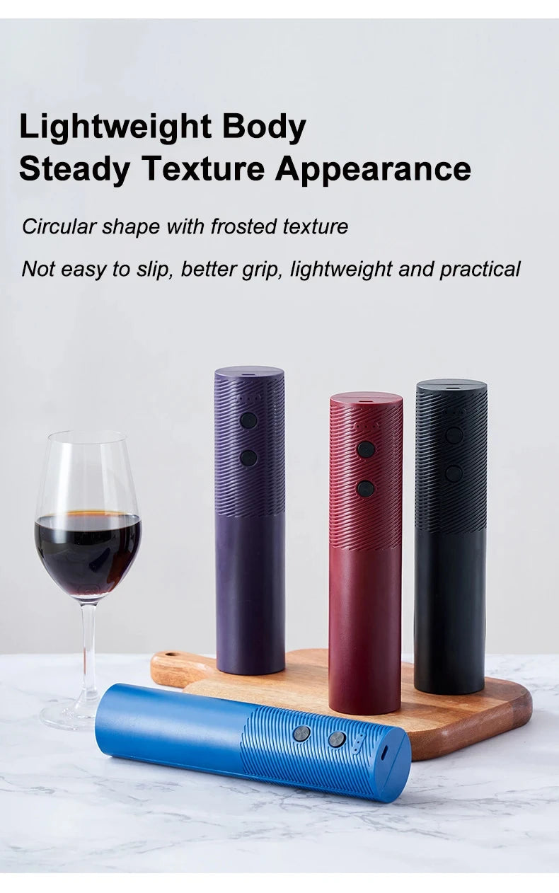 Automatic Electric Wine Bottle Opener Rechargeable- Opener One-click Button