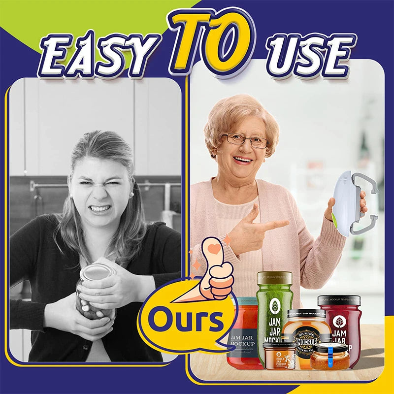 Automatic electric Jar Opener -Easy to use -Effortless and hands-free