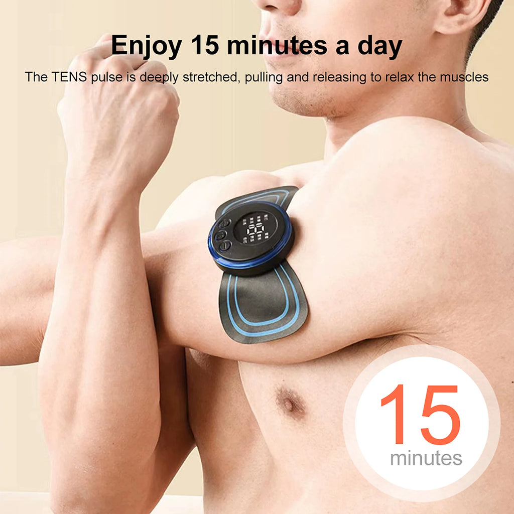 Mini Electric Neck Massager with 8 Modes of Relieve and Relax Muscle Fatigue Tools