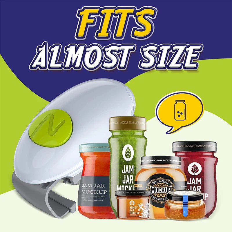 Automatic electric Jar Opener -Easy to use -Effortless and hands-free