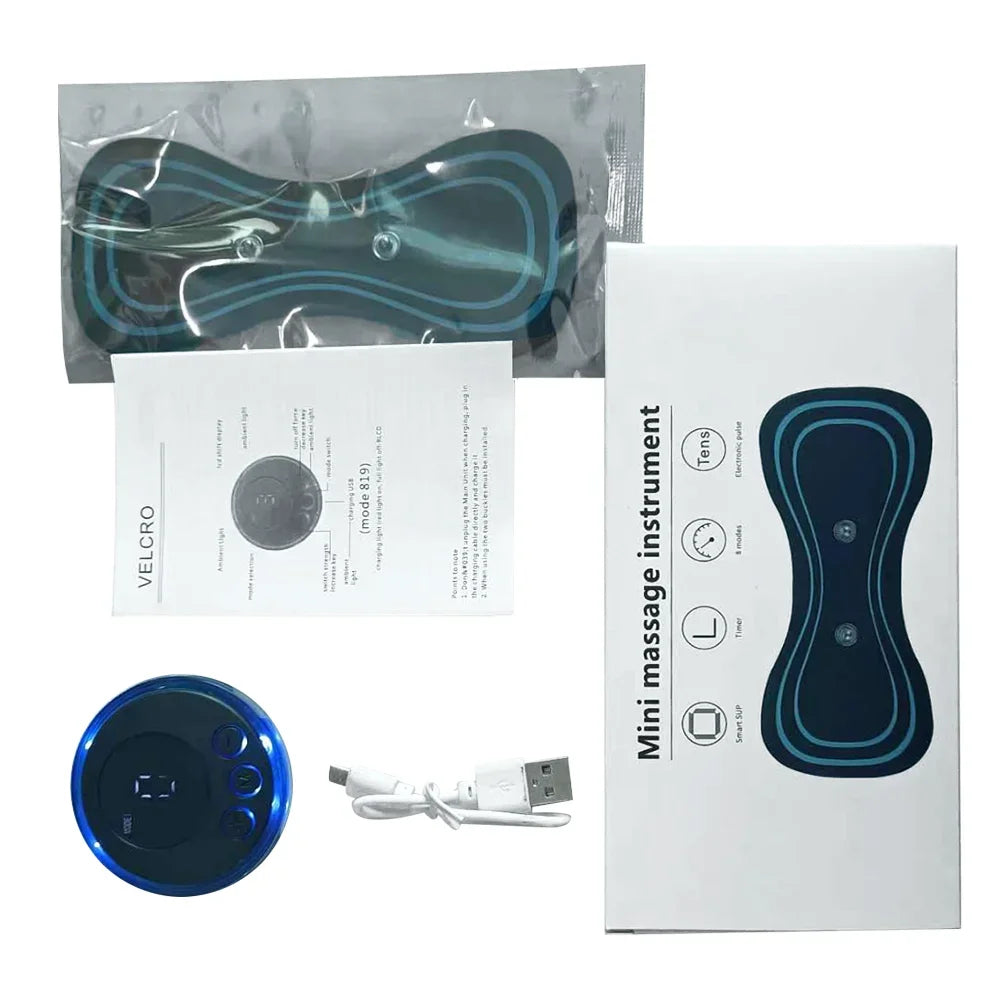 Mini Electric Neck Massager with 8 Modes of Relieve and Relax Muscle Fatigue Tools