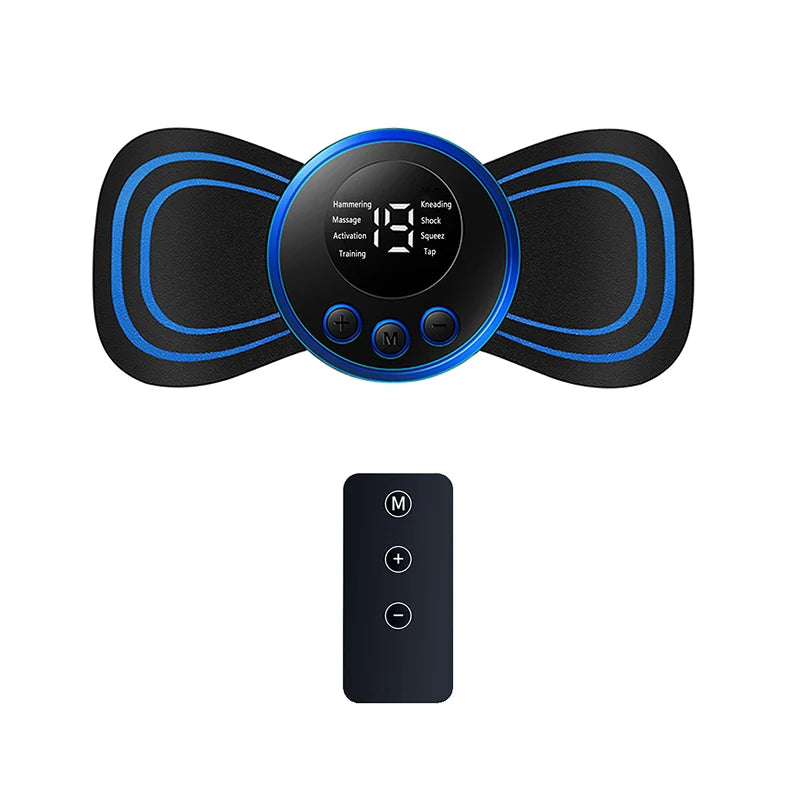 Mini Electric Neck Massager with 8 Modes of Relieve and Relax Muscle Fatigue Tools