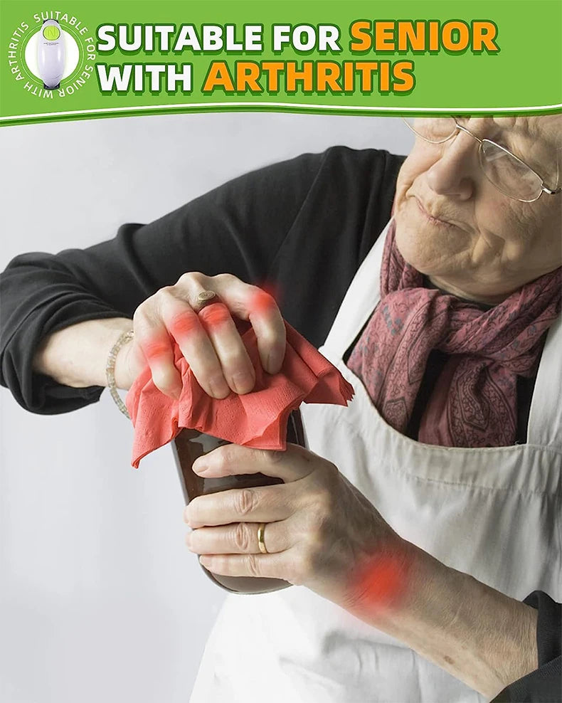 Automatic electric Jar Opener -Easy to use -Effortless and hands-free