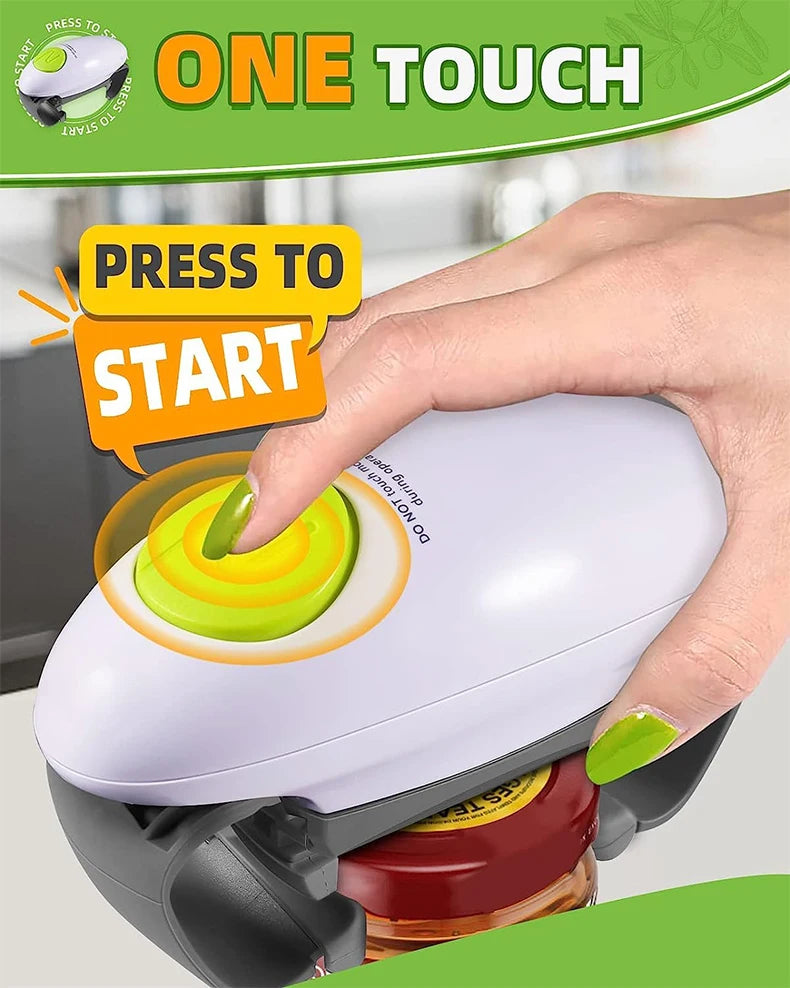 Automatic electric Jar Opener -Easy to use -Effortless and hands-free